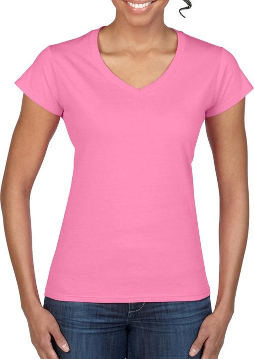 Actual product image Gildan Short Sleeve Tshirt With V Neck (L)