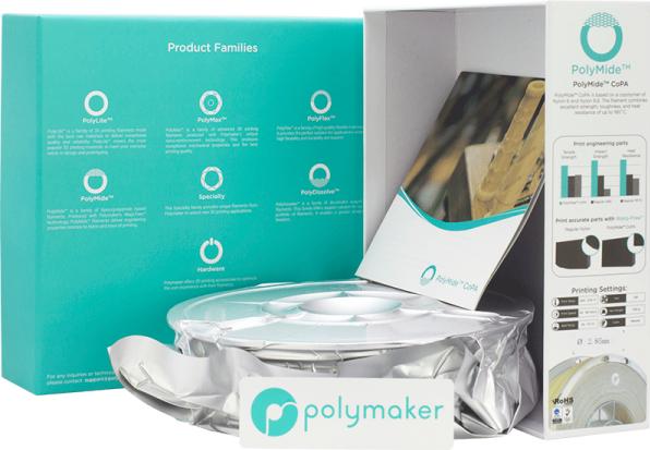 Actual product image Polymaker 70811 Filament PA (polyamide) 2 (Nylon, 2.85 mm, 750 g, Beige)