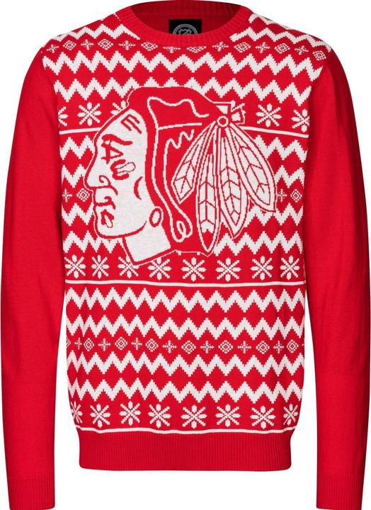 Produktbild Foco NFL Winter Ugly Sweater Pullover Chicago Blackhawks - M (M)