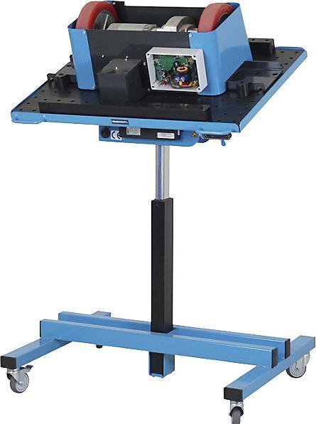 Actual product image eurokraft pro Material stand, electric, platform LxW 800 x 600 mm, with tray. (60 cm, 80 cm)