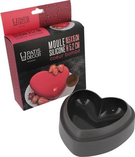 Produktbild Patisdécor Silikonform Gewölbtes Herz (16.50 cm)