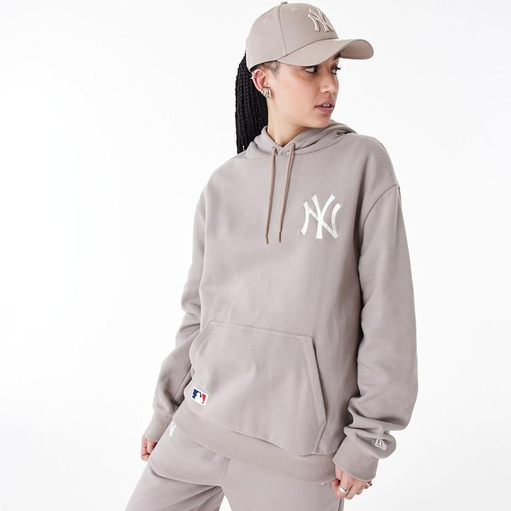 Produktbild New Era Oversized Hoody New York Yankees ash brown - L (L)