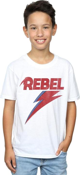 Immagine prodotto David Bowie Distressed Rebel Maglietta Ragazzi (128)