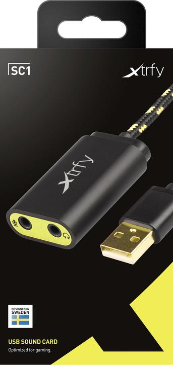 Actual product image CHERRY xtrfy XG-SC1 USB sound card (USB)