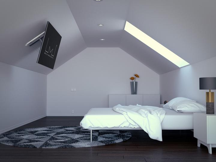 Actual product image Multibrackets Ceiling mount 32" - 70", motorized, black (Ceiling, 70", 35 kg)