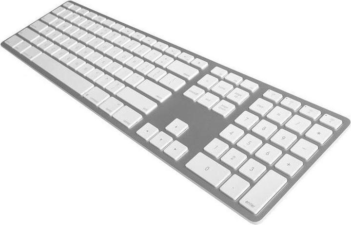 Immagine prodotto Matias Tastiera wireless US QWERTY per MacBook Silver (FK418BTS) (Ing. Int., Senza fili)