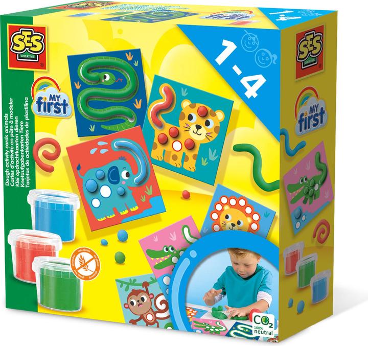 Produktbild Ses Creative My first Knetkarten Tiere
