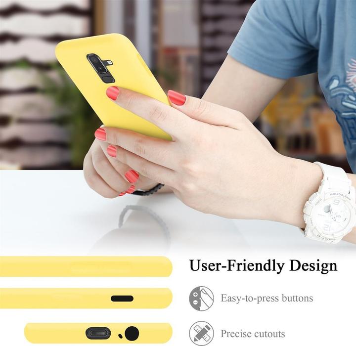 Immagine prodotto Cadorabo Copertura della cassa del silicone liquido TPU (Samsung Galaxy J8 (2018))