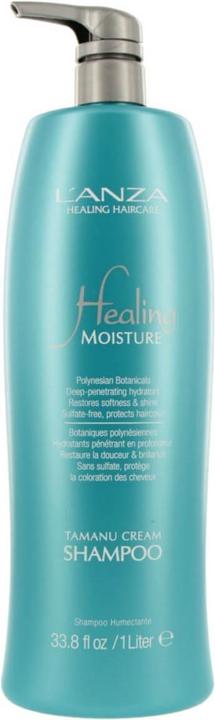 Actual product image L'Anza Healing Moisture - Tamanu Cream Shampoo (1000 ml, Liquid shampoo)