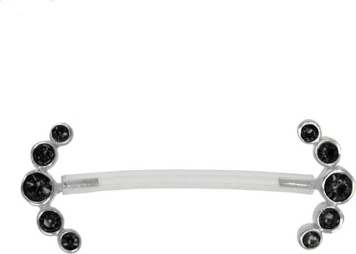 Actual product image Bijouteria Nipple piercing (Bioplastic, Silver 925, Crystal)