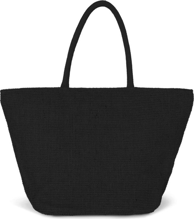 Actual product image Kimood Tote bag braided jute yarns and knitted fabric effect