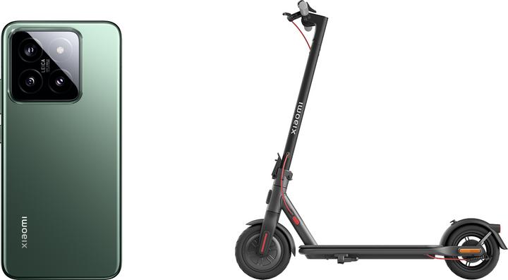 Xiaomi 14 with Electric Scooter 4 Lite (512 GB, Jade Green, 6.36", Dual SIM, 50 Mpx, 5G)