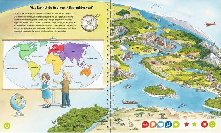 Immagine prodotto tiptoi Il mio grande atlante del mondo (Tedesco, Frisona inca, Costanze Schargan, 2013)