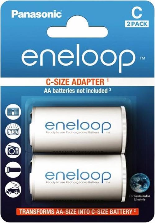 Image du produit Panasonic Adaptateur eneloop BQ-BS2E/2E C (2 pcs, C)