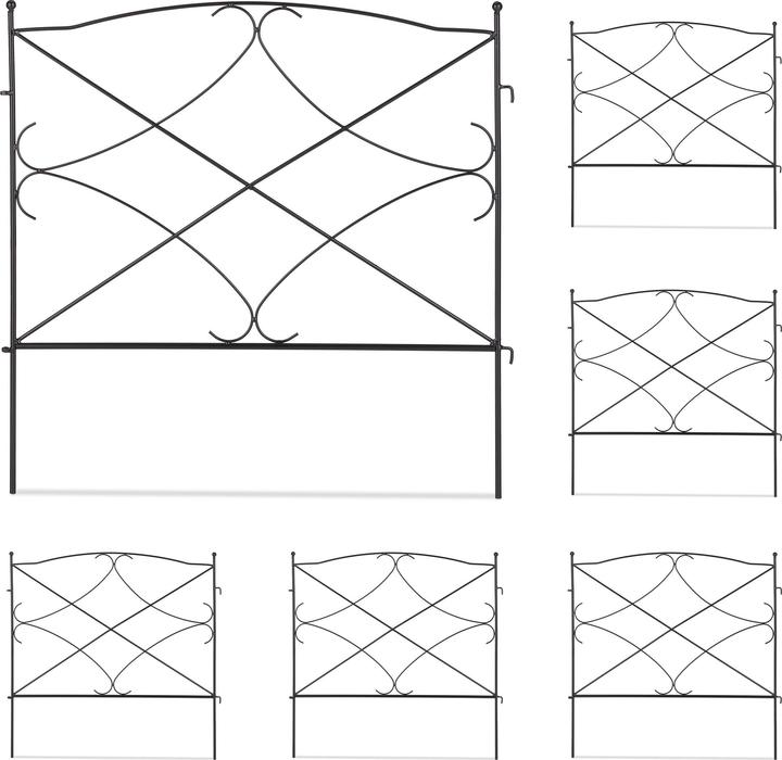 Actual product image Relaxdays 6x bed fence (1 cm)