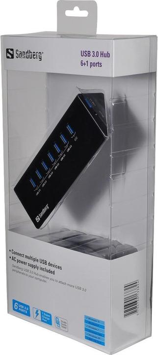 Produktbild Sandberg USB 3.0 Hub (USB-A, 7 Ports)