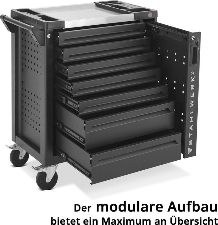 Produktbild Stahlwerk Werkstattwagen EAGLE Werkzeugwagen Montagewagen Werkzeug Organizer (1 x)