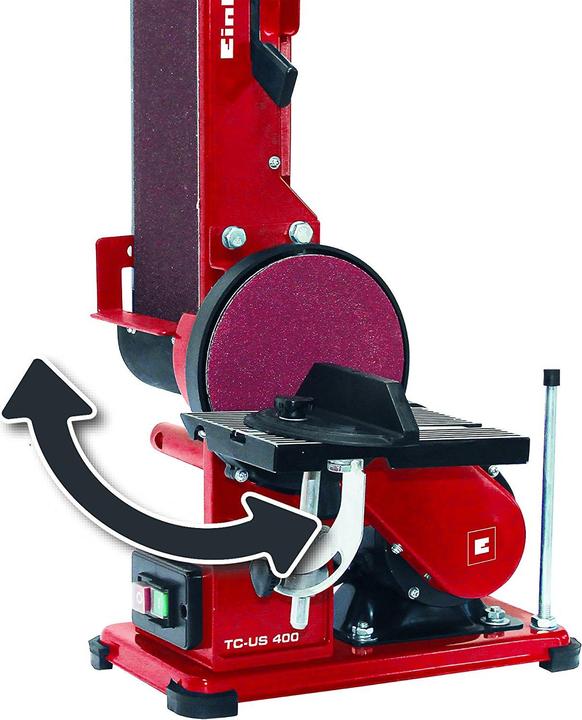 Produktbild Einhell Stand-Band-Tellerschleifer TC-US400 (Bandschleifer, Doppelschleifer, 375 W)