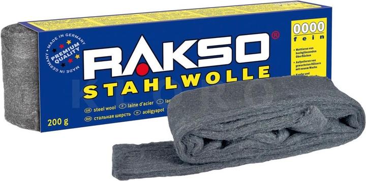 Produktbild Rakso Stahlwolle Nr. 0000 à200g (1 Stk.)