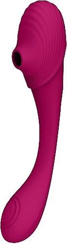 Actual product image Shots Double Ended Pulse Wave Air-Wave Bendable Vibrator