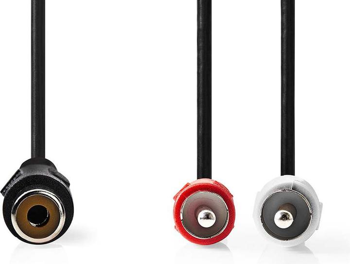 Produktbild Nedis Subwoofer-Kabel 2 x Cinch-Stecker - Cinch-Buchse 0,2 m (0.20 m, Cinch)