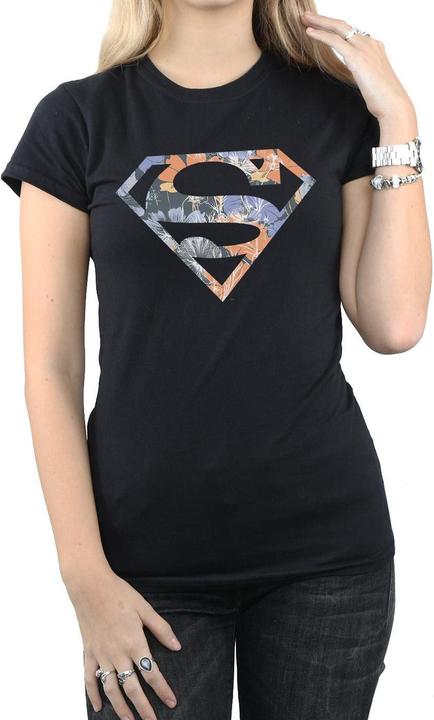 Produktbild Superman Floral Logo 2 TShirt (L)