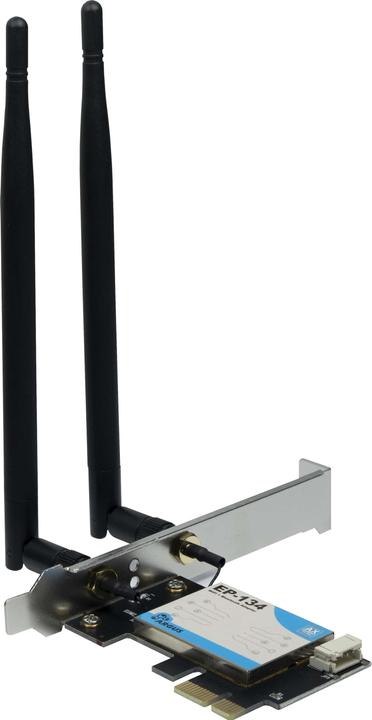 Actual product image Intertech Wi-Fi 6 PCIe Adapter EP-134 Antenna,Bluetooth 5.2 (PCIe)