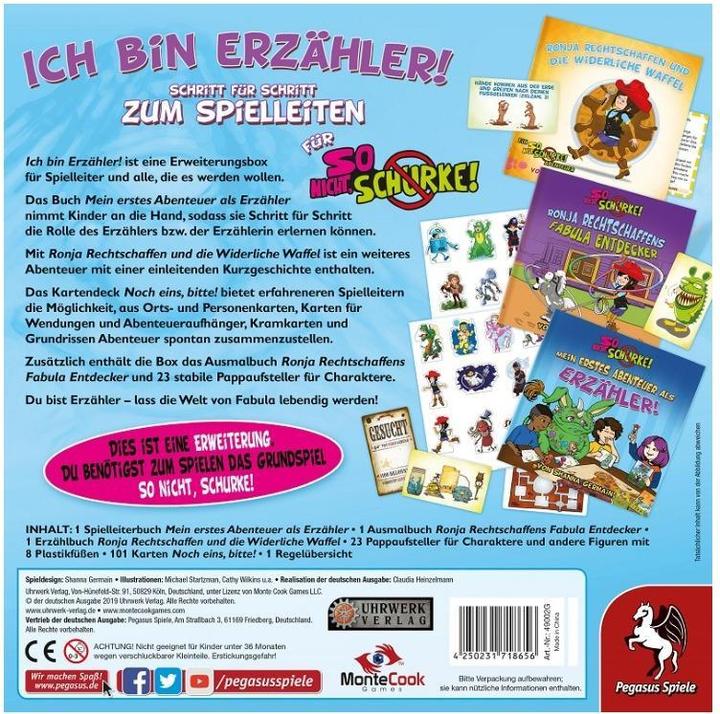 Image du produit Pegasus 49002G - Je suis un conteur : pas comme ça, voyou!, dès 5 ans (extension, édition FR) (Allemand)