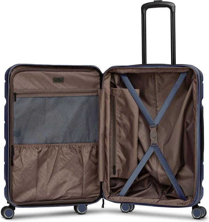 Actual product image Franky Munich 4.0 4-wheel suitcase set, 3-piece with stretch fold (199 l, XL (from 140l))