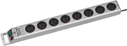 Brennenstuhl Super-Solid 8way, 2.5m 13A (polycarbon) (8 x, CEE 7/5, 2.50 m)