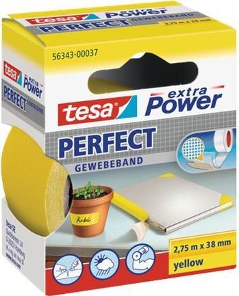 Actual product image tesa FABRIC TAPE 2.75X38 YELLOW (38 mm)