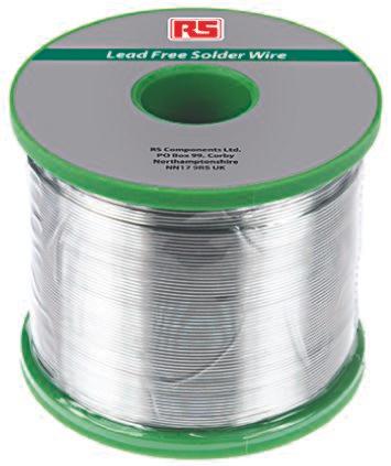 Actual product image Rs Pro Lead Free 3% Ag Solder, 1.0mm, 500g