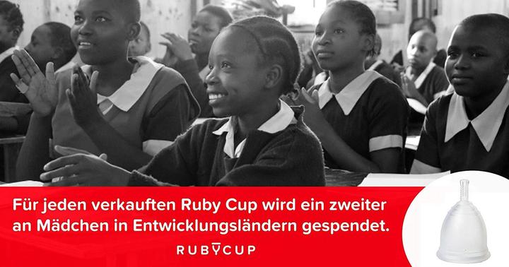 Actual product image Ruby Cup menstrual cup (Regular)