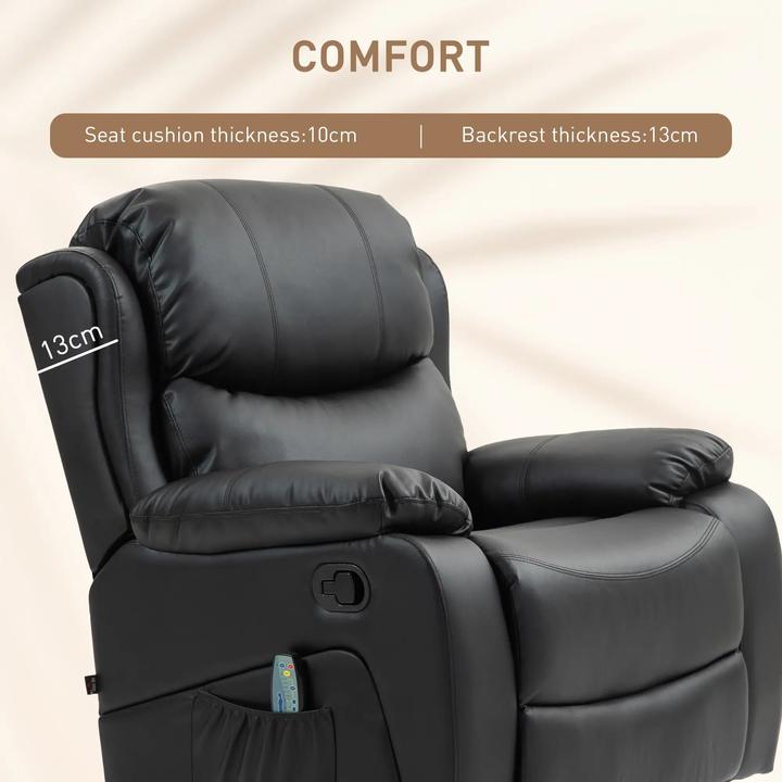 Image du produit Swisshandel24 Fauteuil de relaxation Fonction de massage Fonction de couchage électrique Fonction de chauffage