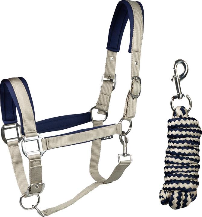 Actual product image Horka Neoprene halter and lead rope set for horse