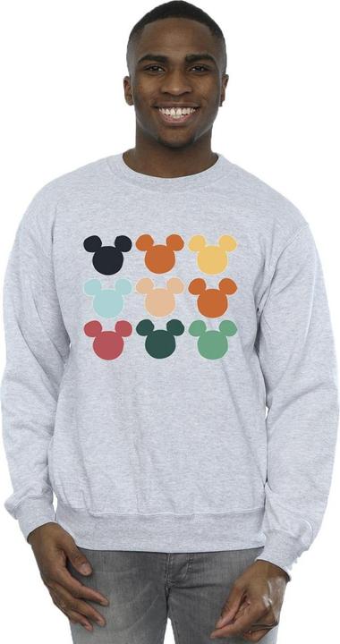 Immagine prodotto Disney Mickey Mouse Heads Square Felpa Uomo (XXL)