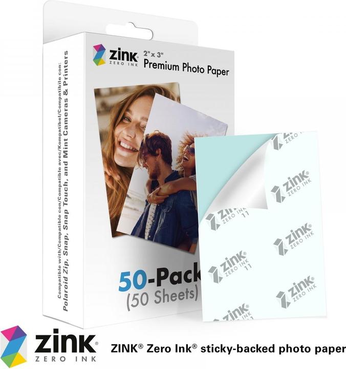 Actual product image Zink Premium (50) (Mint, Zip, Snap touch, snap, M230)