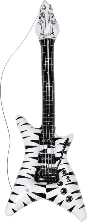 Widmann Aufblasbare Gitarre Zebramuster