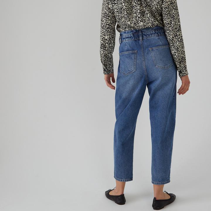 Immagine prodotto La Redoute Collections Jeans a palloncino con vita alta a sacco di carta (M)