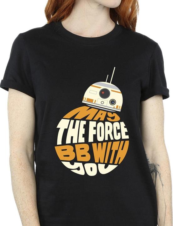 Immagine prodotto Star Wars May The Force BB8 Maglietta Ampia Donna (5XL)