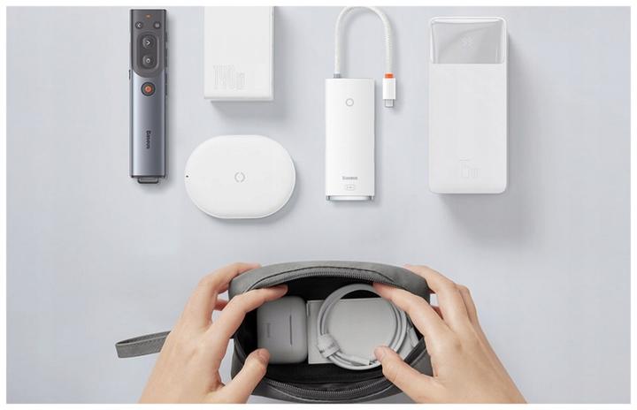 Immagine prodotto Baseus Borsa da viaggio EasyJourney Series per telefono, cuffie e altri piccoli oggetti grigio