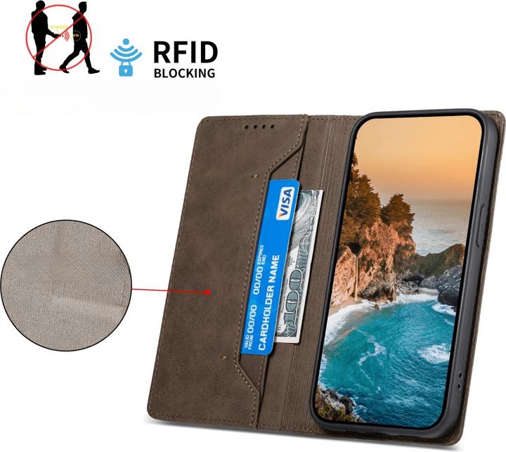 Actual product image Cover-Discount Galaxy A56 5G - Flip Case mit RFID Blocker (Samsung Galaxy A56)