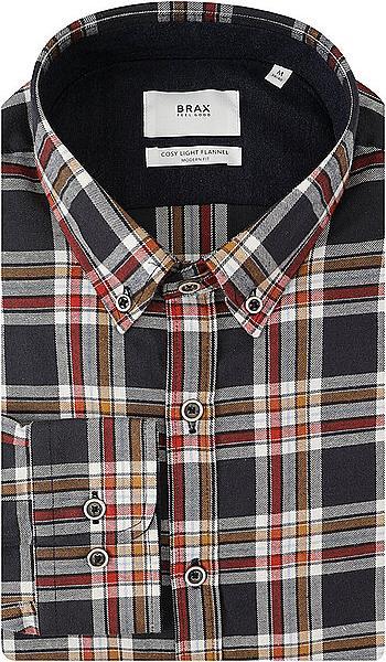 Actual product image BRAX Daniel T-Shirt Long Sleeve Deep Pine (S)