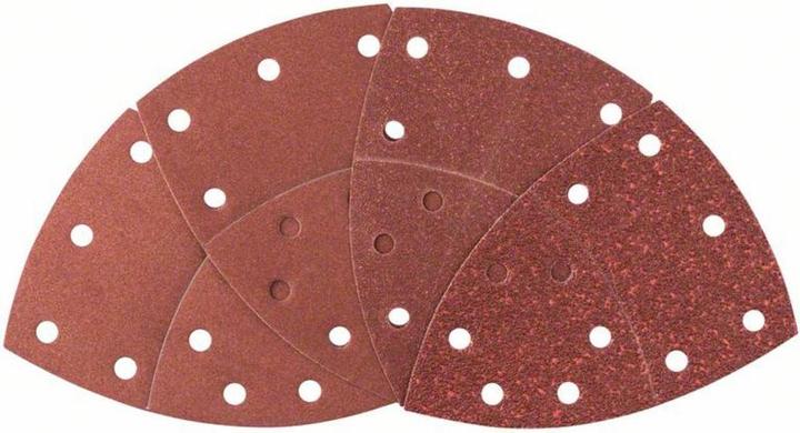 Bosch Zubehör Schleifblatt-Set für Multischleifer, 25-teilig, 11 Löcher, 102 x 62 mm, 40 - 180 (40, 80, 120, 180)