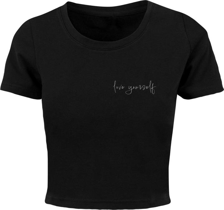 Actual product image Merchcode Ladies Love Yourself Cropped Tee - 118427 (M)