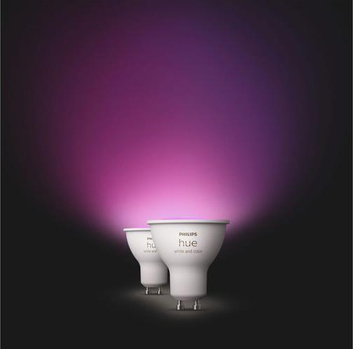 Produktbild Philips Hue LED Lampe (GU10, 4.20 W, 400 lm, 2 x, E)
