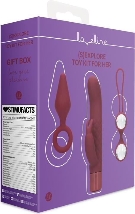 Shots (S)explore - Toy Kit for Her - Dark Cherry