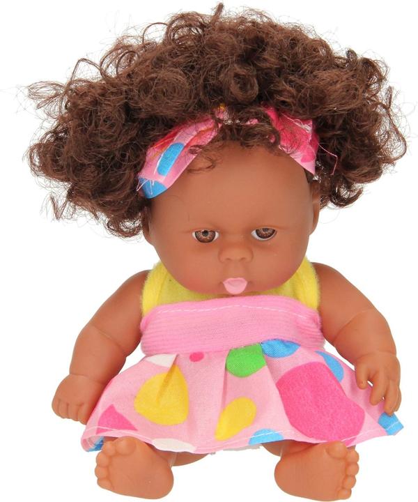 Produktbild Babypuppe Locken mit Kleid, 22cm