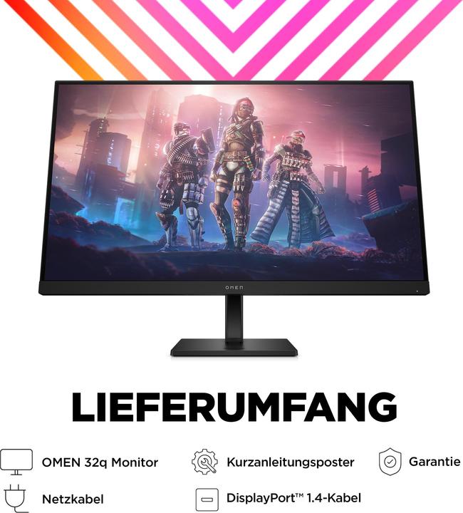 Produktbild HP Omen 32q (2560 x 1440 Pixel, 31.50")
