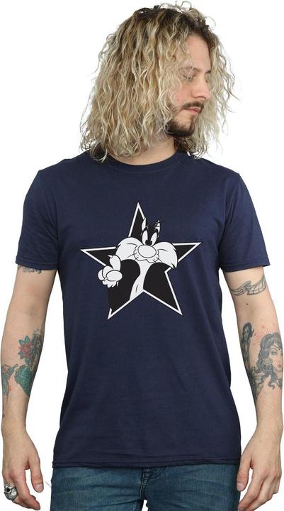 Immagine prodotto Looney Tunes Sylvester Mono Star Maglietta Uomo (XL)